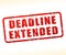 Deadline extended text buffered