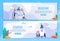 Deadline and Startup Business Header Banners Set