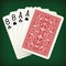 Deadman Hand - playing cards vector illustration