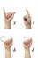 Deaf alphabet