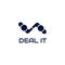 Deal IT technology logo vector