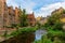 Dean Village in Edinburgh, Scotland