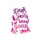 Dear Santa, i`ve been good all year. Hand drawn lettering