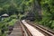 Death Railway, River Kwai in Kanchanaburi, Thailand.