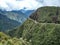 The Death Road, a popular path for mountain biking tourists. Coroico, La Paz, Bolivia