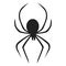 Death spider icon, simple style