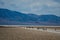 DEATH VALLEY. PEOPLE VISITING DEATH VALLEY.