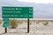 Death Valley Road Sign