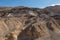 Death valley - Scenic view of colorful geology of multi hued Amargosa Chaos rock formations near Furnace Creek, California, USA.