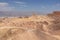 Death Valley - Scenic view of summit peak Manly Beacon seen from Zabriskie Point, Badlands, Furnace creek, Death Valley