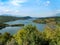 Debar lake and countryside in Macedonia