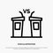 Debate, Democracy, Election, Politician, Speaker Line Icon Vector