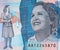 Debora Arango Perez portrait on Colombia currency 2000 peso 201