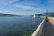 Deboset bridge in Argostoli city Kefalonia