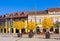 DEBRECEN, HUNGARY - OCTOBER 31, 2015: Market Street (Hungarian: Piac utca), the major street in Debrecen city, Hungary