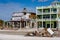 Debris on Fort Myers Beach post Hurricane Ian