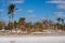 Debris on Fort Myers Beach post Hurricane Ian