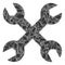 Debris Mosaic Wrenches Icon