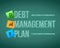 Debt management plan post illustration