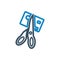 Debt ,scissors ,credit card ,finance ,discount , icon vector illustration