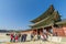 Dec 6,2017 Tourist enter Heungnyemun Gate at Gyeongbok Palace, S