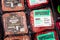 Dec 8, 2019 Los Angeles / CA / USA - Impossible burger and Beyond Beef packages sold next to each other in a Gelson`s Markets