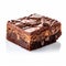 Decadent Chocolate Caramel Box Brownie With Streaked Texture