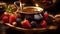 Decadent Chocolate Fondue With Fresh Berries - Exquisite Photography