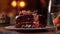 Decadent Delight: Chocolate Cake with Liquid Center