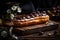 Decadent Delight: Tempting Eclair, a French Pastry Masterpiece. AI generated