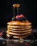 Decadent Honey Drizzled Pancake: A Breakfast Masterpiece