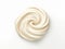 Decadent Swirls of Luscious Cream on a Pristine White Backdrop: A Culinary Masterpiece