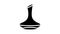 decanter alcohol wine glass glyph icon animation