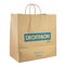 Decathlon brand paper bag. Decathlon is a french company and one of the world`s largest sporting goods retailers. File contains