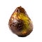 Decay of Nutritional Essence Rotten Avocado Signifying Unhealthy Eating and Food Waste, Generative Ai