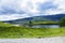 Decayed castle, Ardvreck Castle, on Loch Assynt in Highlands of Scotland