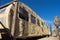 Decaying trailer in bombay beach california