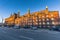 December 02, 2016: Sideview of the City Hall of Copenhagen, Denmark