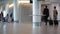 December 02 2017: People With Luggage Walking In Terminal Airport, Dubai