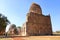 December 18 2022 - Bidar, Karnataka, India: People enjoy the Bahmani tombs monuments and ruins in central India