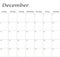 December 2022. Calendar planner design template. Week starts on Sunday.