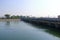 December 24 2022 - Khandiwada, Gujarat, India: Water Flow In the Narmada Canal