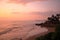 December 27 2022 - Kannur, Kerala, India: People enjoy the beach in the evening