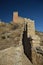 December 28, 2013. Albarracin, Teruel, Aragon, Spain. Medieval Fortress Walls Alcazar Very Well Preserved. History, Travel, Nature