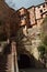 December 28, 2013. Albarracin, Teruel, Aragon, Spain. Medieval Villa Albarracin With Its Hanging Mountain Houses And Tunel.