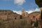 December 28, 2013. Albarracin, Teruel, Aragon, Spain. Views Of The Villa With The Savior Cathedral And Its Hanging Houses On A