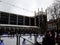 December 28th, 2017, London, England - Ice Rink outside the Natural History Museum