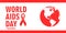 December Aids Awareness. World Day concept. Vector illustration EPS10