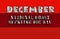 December month , National Roast Suckling Pig Day, Text Effect on red Background