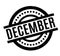 December rubber stamp